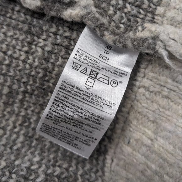 Old Navy Cozy Crew-Neck Sweater, Beige Leopard Print, XS - Picture 11 of 11